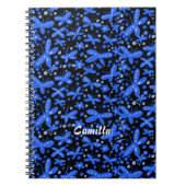 Blue butterflips notitieboek (Voorkant)