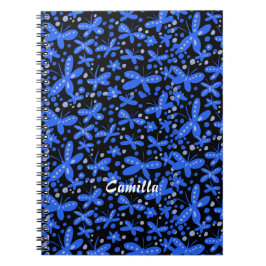 Blue butterflips notitieboek