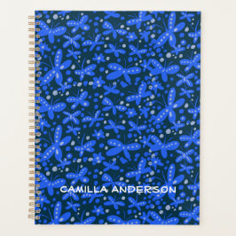 Blue butterflips planner