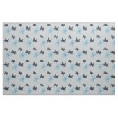 Blue butterflips stof (Yard (91,4 cm))