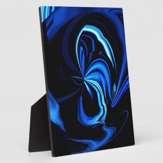 Blue Butterfly Abstract Fotoplaat (Zijkant)