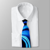 Blue Butterfly Abstract Stropdas (Gebonden)