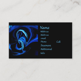 Blue Butterfly Abstracte Visitekaartjes