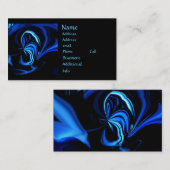 Blue Butterfly Abstracte Visitekaartjes (Voorkant / Achterkant)