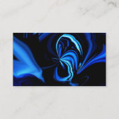 Blue Butterfly Abstracte Visitekaartjes (Achterkant)