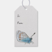 Blue Butterfly All Occasion Cadeau Label Cadeaulabel (Voorkant)