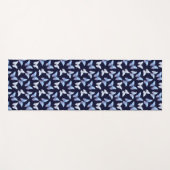 Blue Butterfly Animals Butterflies Pattern Yogamat (Voorkant (horizontaal))