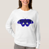 Blue Butterfly Art Monet T-shirt (Voorkant)