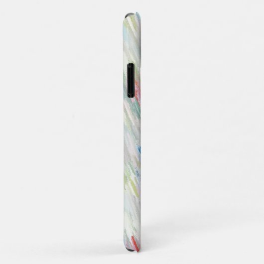 Blue Butterfly Art Phone Case (Achterkant/rechts)