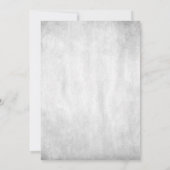 Blue Butterfly Baby shower Invitation Kaart (Achterkant)