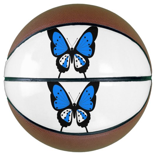 Blue Butterfly Basketball Basketbal (Voorkant)