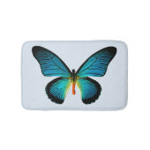 Blue Butterfly Bath Mat (Voorkant)