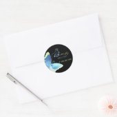 Blue Butterfly Business Label (Envelop)