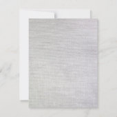 Blue Butterfly Canvas bruiloft Card Kaart (Achterkant)