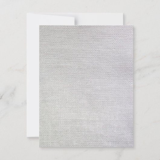 Blue Butterfly Canvas bruiloft Card Kaart (Achterkant)