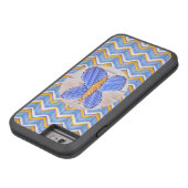 Blue Butterfly Chevron Case-Mate iPhone Case (Bodem)