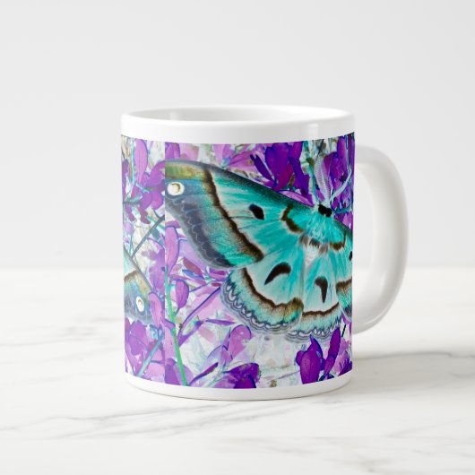 Blue Butterfly Cup Grote Koffiekop (Voorkant rechts)