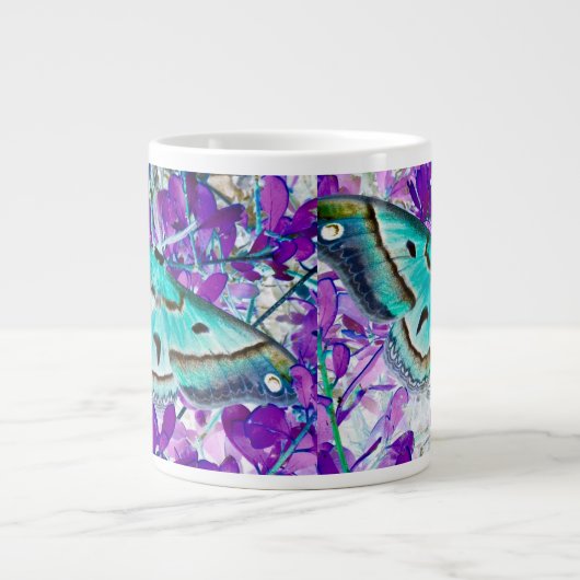 Blue Butterfly Cup Grote Koffiekop (Voorkant)