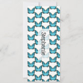 Blue Butterfly Design Bladwijzer (Voorkant)