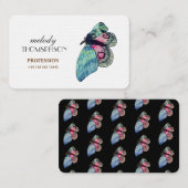 Blue Butterfly Digitale Kunst Visitekaartje (Voorkant / Achterkant)