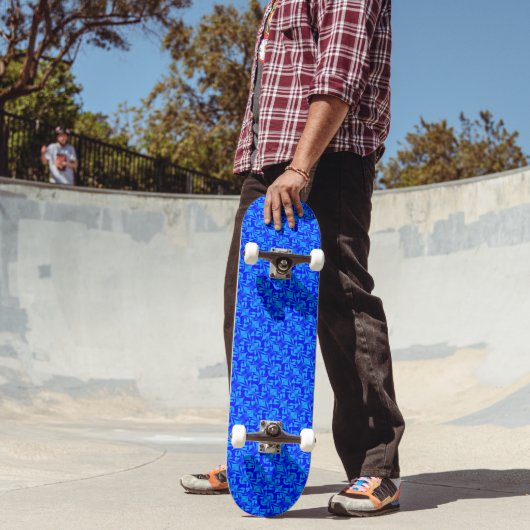 Blue Butterfly door Kenneth Yoncich Persoonlijk Skateboard (Buiten 2)