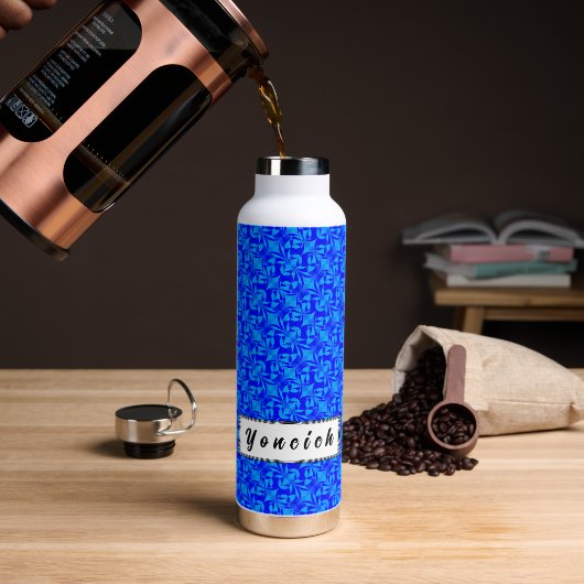 Blue Butterfly door Kenneth Yoncich Waterfles (Koffie)