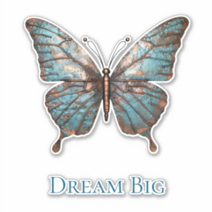 Blue Butterfly Dream, Sticker