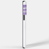 Blue Butterfly en Lavender Personalized Case-Mate iPhone Case (Achterkant / Rechts)