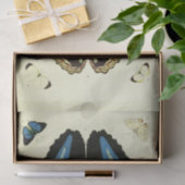  Blue Butterfly Ephemera Decoupage Script Tissuepapier (Geschenk)