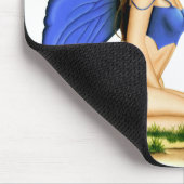 "Blue Butterfly Fairy" Mousepad Muismat (Hoek)