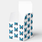 Blue Butterfly Favors Gift/Party Box Bedankdoosjes (Geopend)