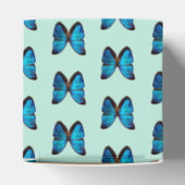 Blue Butterfly Favors Gift/Party Box Bedankdoosjes (Bovenkant)