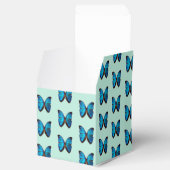 Blue Butterfly Favors Gift/Party Box Bedankdoosjes (Geopend)