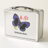 Blue Butterfly Gepersonaliseerde Kinder Wetenschap (Achterkant)