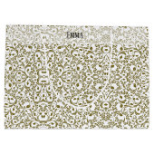 Blue butterfly gold garden groot cadeauzakje (Achterkant)