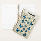 Blue butterfly gold garden planner (Display)