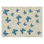 Blue butterfly gold garden tafelkleed (Voorkant (Horizontaal))