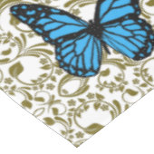 Blue butterfly gold garden tafelkleed (Gekanteld)