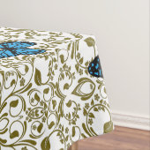 Blue butterfly gold garden tafelkleed (Voorbeeld)