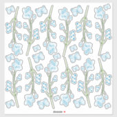 Blue Butterfly Haven Slaapkamer Muur Set van Stick Sticker (Vel)