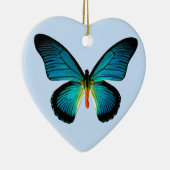 Blue Butterfly Heart Ornament (Rechts)
