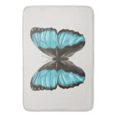 Blue Butterfly Insect Art Natuur Lover Badmat (Voorkant Verticaal)