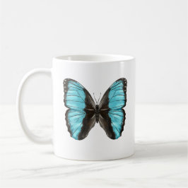 Blue Butterfly Insect Art Natuur Lover Koffiemok