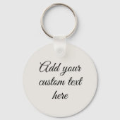 Blue Butterfly Insect Art Natuur Lover Sleutelhanger (Achterkant)