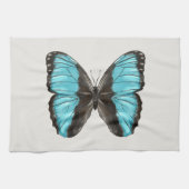 Blue Butterfly Insect Art Natuur Lover Theedoek (Horizontaal)