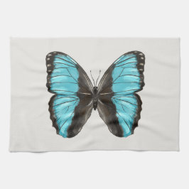 Blue Butterfly Insect Art Natuur Lover Theedoek