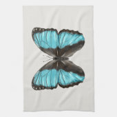 Blue Butterfly Insect Art Natuur Lover Theedoek (Verticaal)
