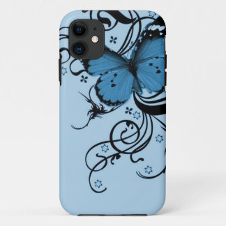 Blue Butterfly iPhone 5 Hoesje