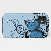 Blue Butterfly iPhone 5 Hoesje (Achterkant (horizontaal))