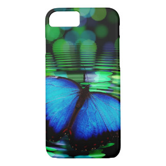 Blue Butterfly iPhone 7 Hoesje